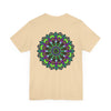 Colorful Mandala Peace Tee with intricate design symbolizing spiritual harmony and balance