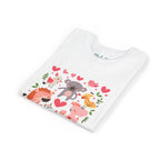 Entzückendes Animal Love Jugend T-Shirt, Süßes Kindershirt, Tier Grafik T-Shirt, Kindergeschenk, Geburtstags- oder Urlaubsoutfit 
