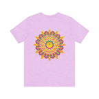 Vibrant Mandala Tee - Peace & Harmony: A colorful, intricate mandala design adorns this comfortable and stylish t-shirt, promoting peace and harmony in its vibrant details