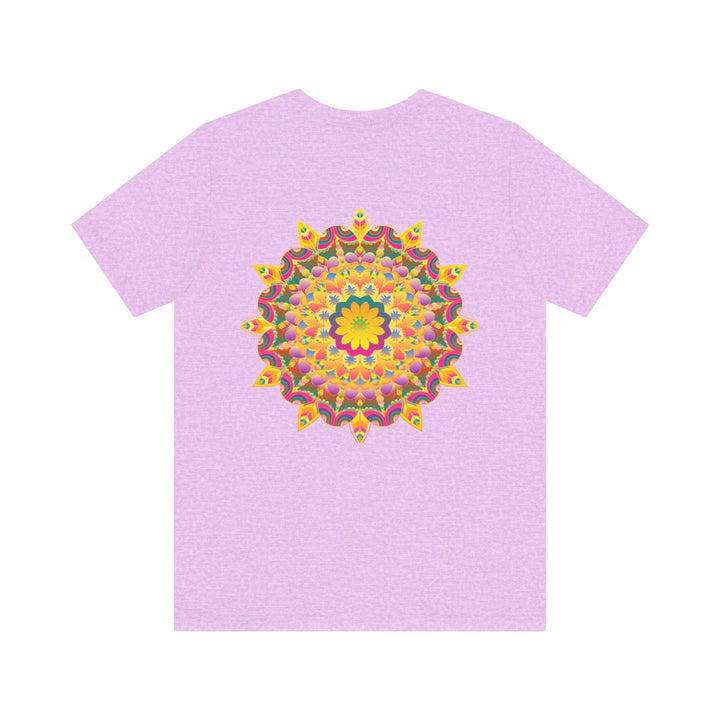 Vibrant Mandala Tee - Peace & Harmony: A colorful, intricate mandala design adorns this comfortable and stylish t-shirt, promoting peace and harmony in its vibrant details