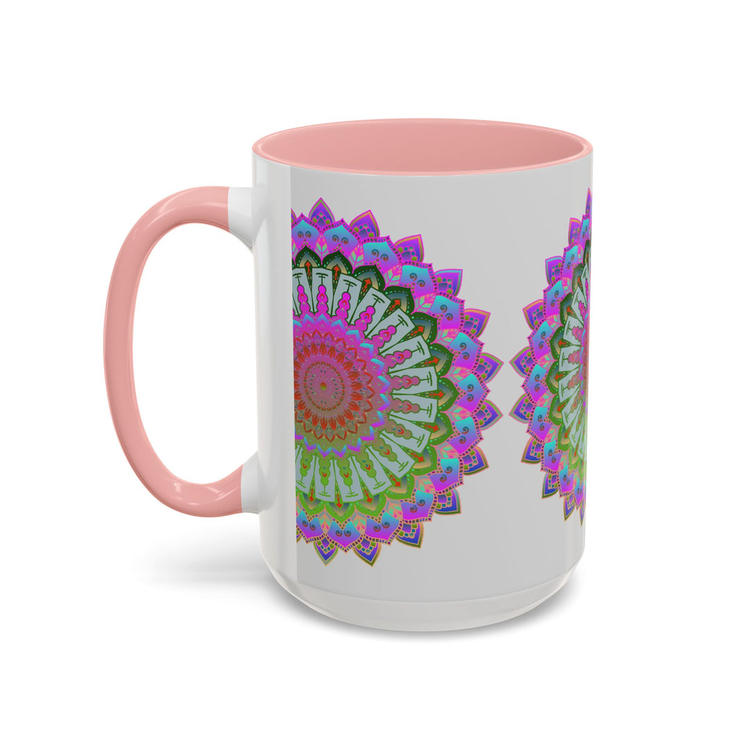 Vibrant Mandala Art Mug with Rich and Colorful Patterns