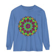 Colorful Mandala Unisex Long Sleeve T-Shirt with intricate and vibrant design