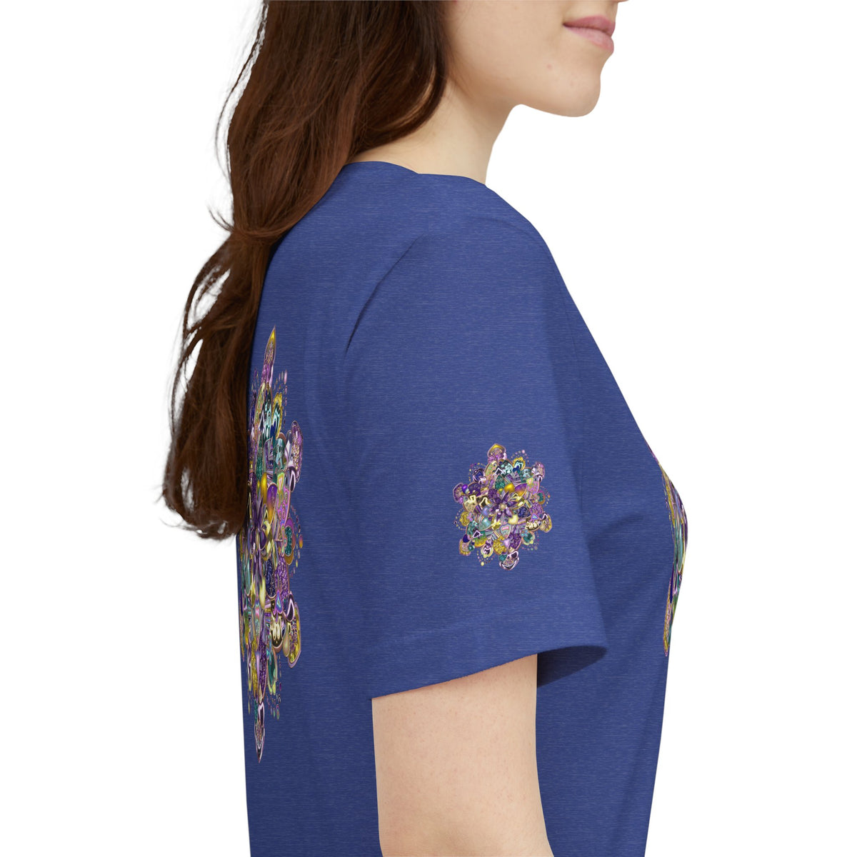 Unisex Floral Jewel Mandala T-Shirt
