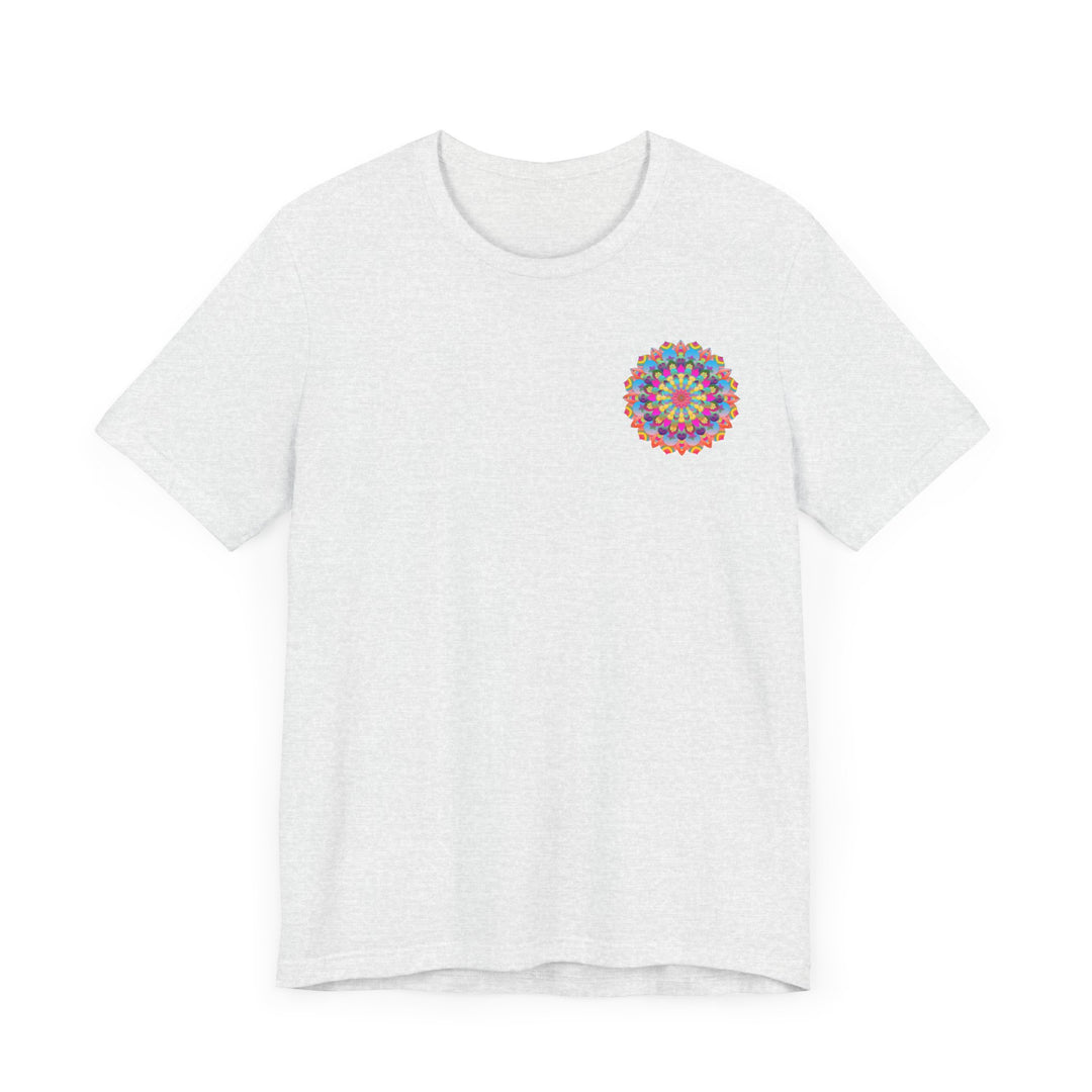 Stylish Mandala Tee with Sacred Symbols Representing Harmony