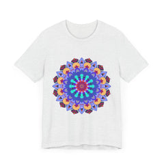 Vibrant Mandala Tee featuring a colorful and intricate spiritual art design