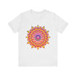 Vibrant Mandala Tee - Psychedelic Art with intricate and colorful mandala design 