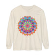 Colorful Mandala Long Sleeve T-Shirt - Psychedelic Art 16