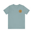 Vibrant and colorful mandala tee featuring intricate patterns symbolizing peace and harmony, perfect for spreading positive vibes and promoting mindfulness