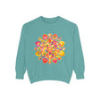 Vibrant Mandala Sweatshirt showcasing colorful and detailed design perfect for adding a pop of color to any outfit