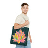 Beautiful Mandala Lotus Tote Bag with vibrant colors and intricate design