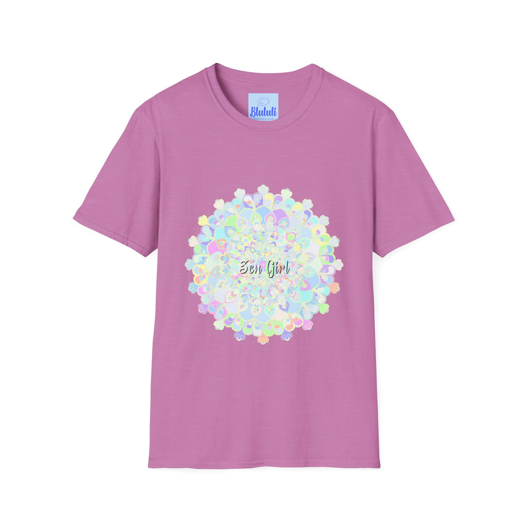 Intriguing Mandala T-shirt with a hypnotic spiral pattern