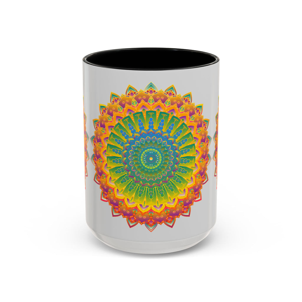  Eye-catching mandala artwork on a premium ceramic mug