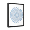 Beautifully Handcrafted Mandala Wall Art in Steel Blue