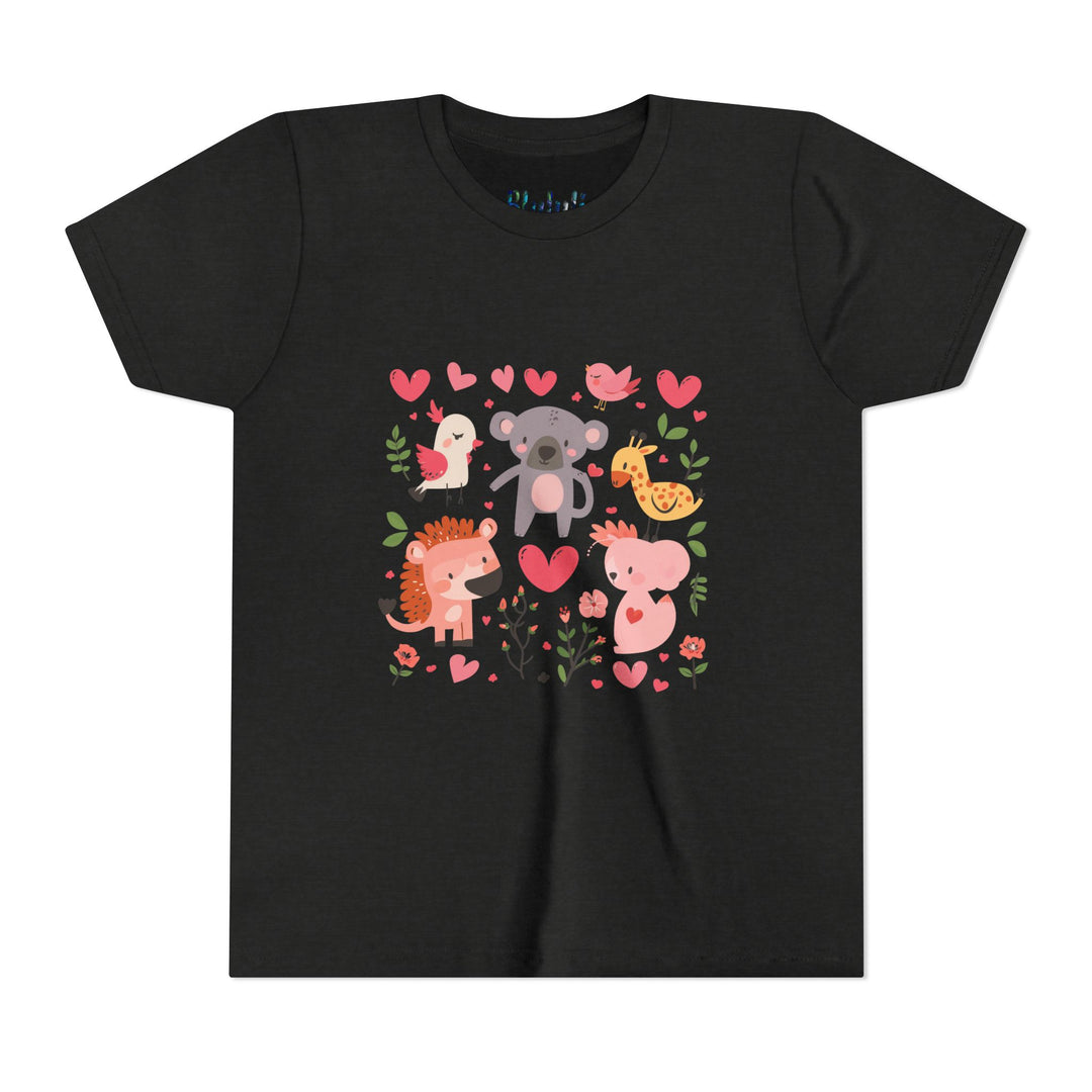 Adorable Animal Love Youth Tee, Cute Kids Shirt, Animal Graphic Tee, Children's Gift, Birthday or Holiday Outfit