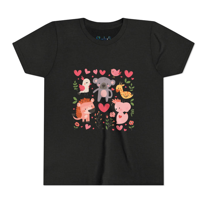 Adorable Animal Love Youth Tee, Cute Kids Shirt, Animal Graphic Tee, Children's Gift, Birthday or Holiday Outfit
