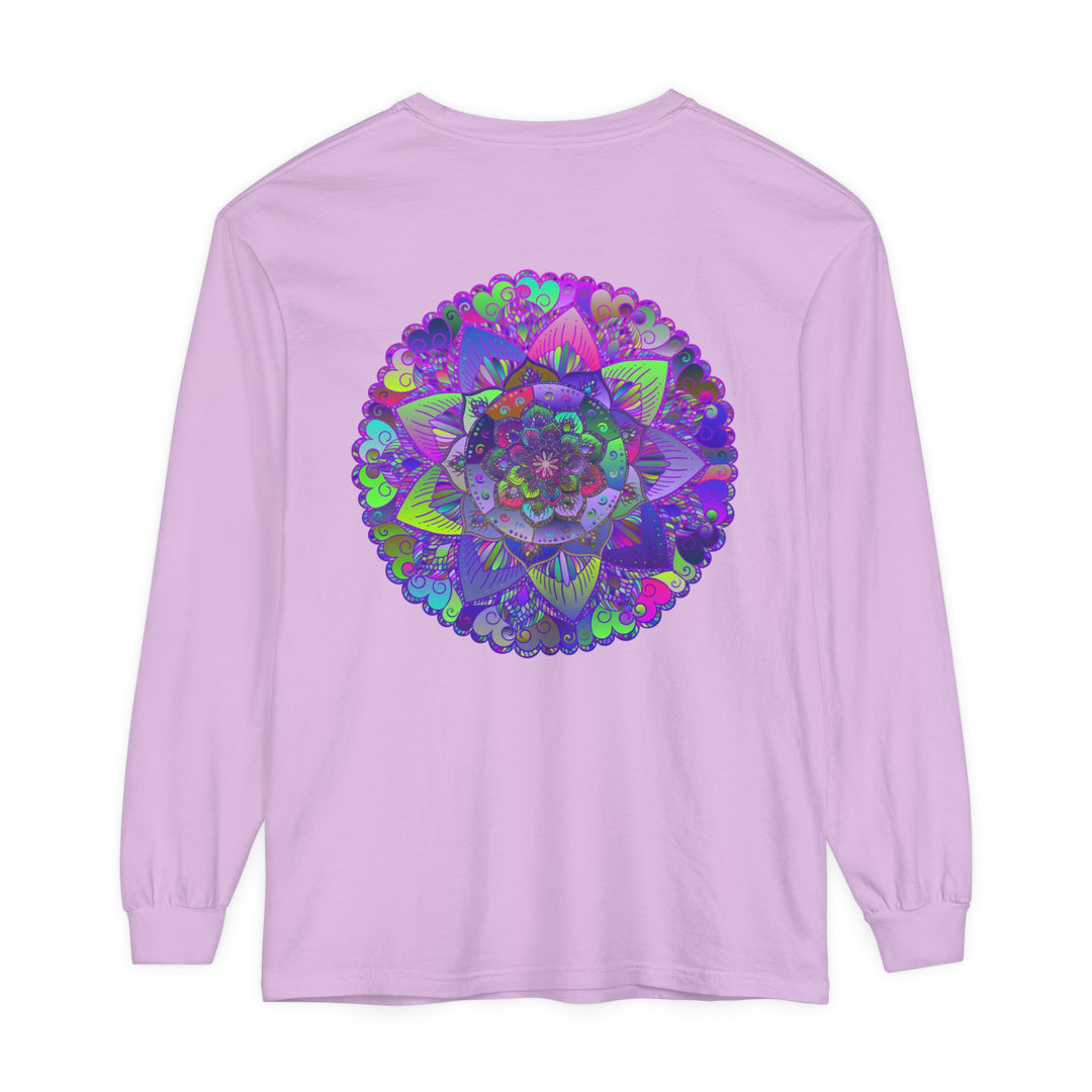 Intricate Mandala Long Sleeve T-Shirt - Psychedelic Art 42