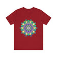 Colorful Mandala Meditation Tee featuring intricate, vibrant design for peace and tranquility