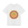 Vibrant Mandala T-Shirt featuring colorful spiritual art and intricate designs