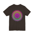 Vibrant Mandala Tee featuring intricate design symbolizing spiritual peace and harmony, perfect for embracing positive energy and inner tranquility
