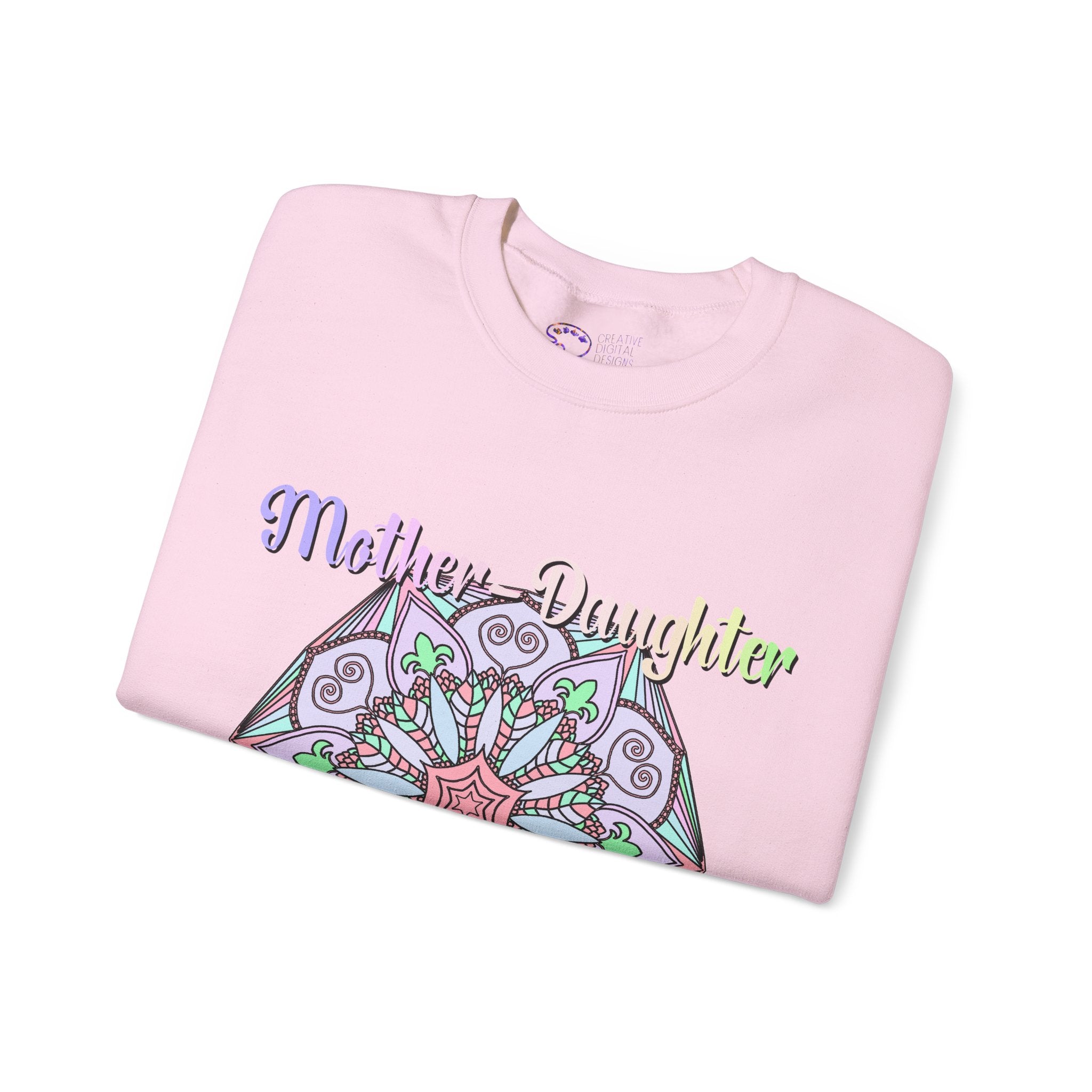 Mother-Daughter Mandala Sweatshirt Celebrating Unique Connections