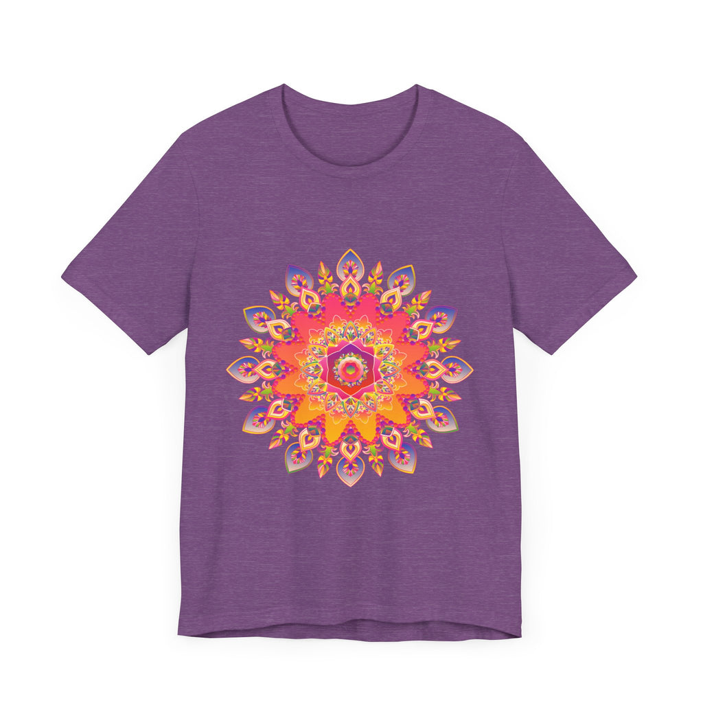 Vibrant Mandala T-Shirt - Colorful Spiritual Design alt text 33