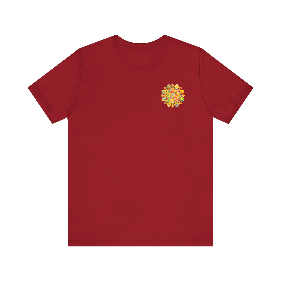 Vibrant Mandala Tee showcasing intricate design, promoting spiritual peace and harmony for a stylish, meaningful look