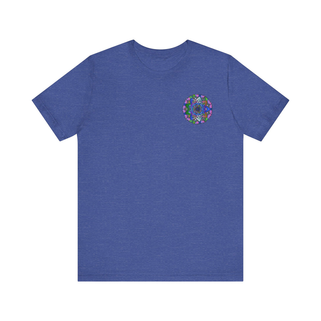 Vibrant Mandala T-Shirt featuring intricate spiritual design for inner peace and tranquility