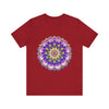 Vibrant and intricate Colorful Mandala Flower T-Shirt featuring spiritual art and intricate design