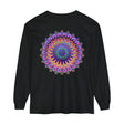 Intricate Mandala Unisex Long Sleeve T-Shirt with beautiful and detailed mandala design