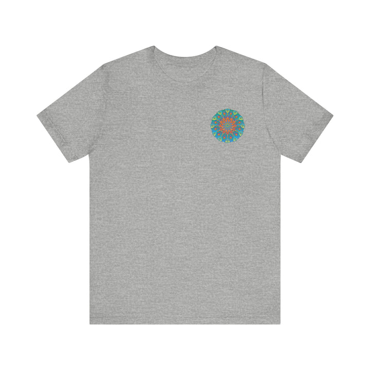 Intricate mandala design tee for spiritual individuals