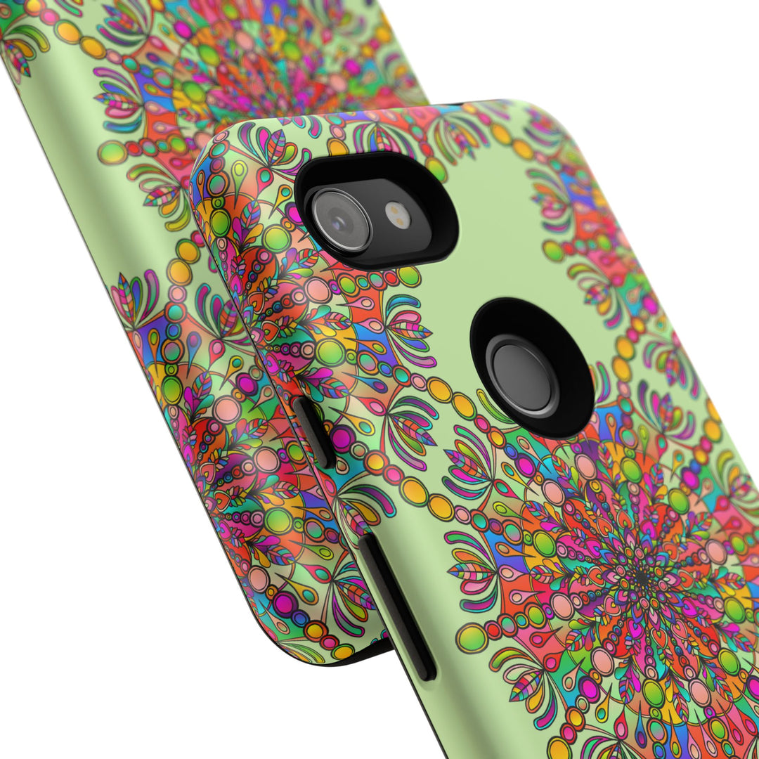 Intricate Mandala Phone Case in Lively Colors for Unique Style