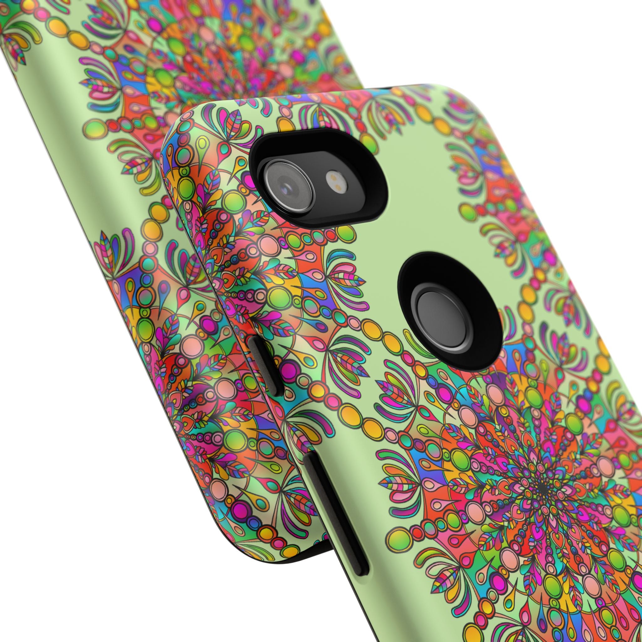 Vibrant Mandala iPhone & Google Pixel Case | Tough Cases