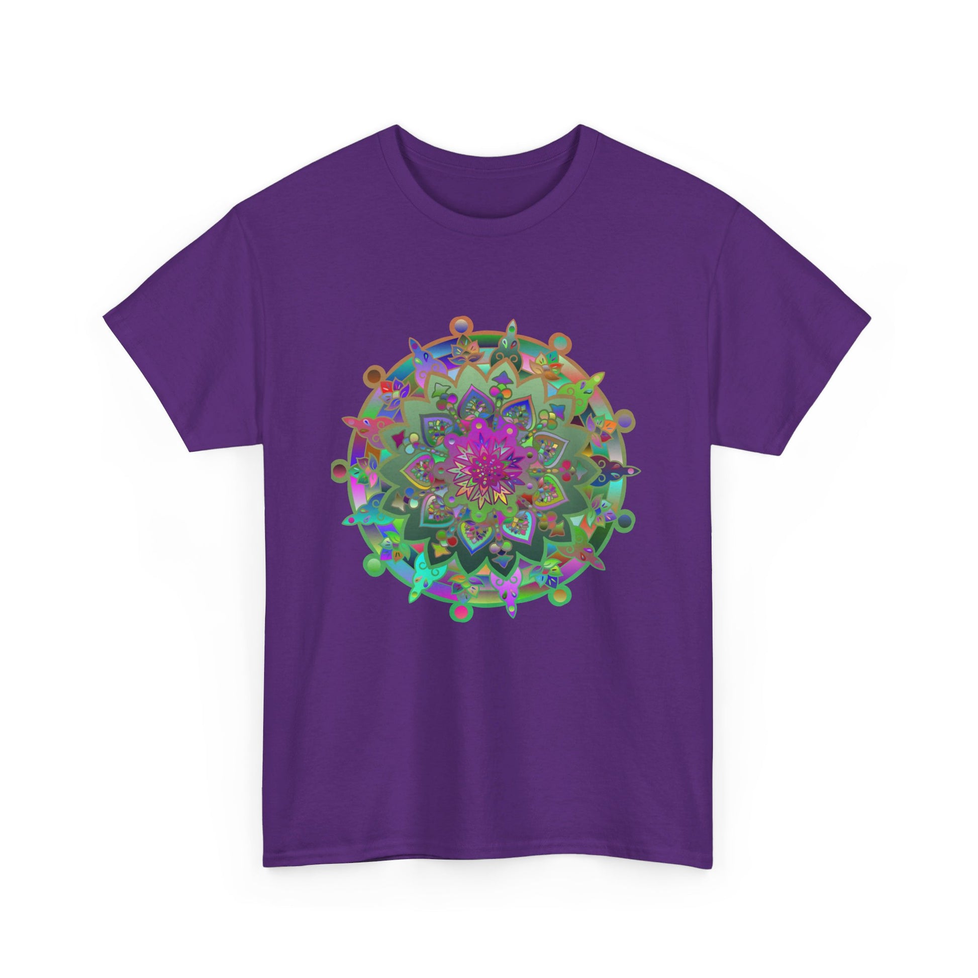 Beautifully detailed mandala design printed on premium unisex tee