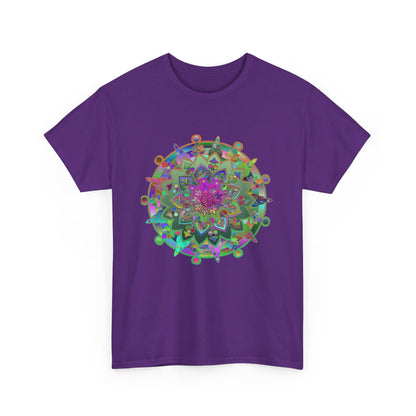 Beautifully detailed mandala design printed on premium unisex tee