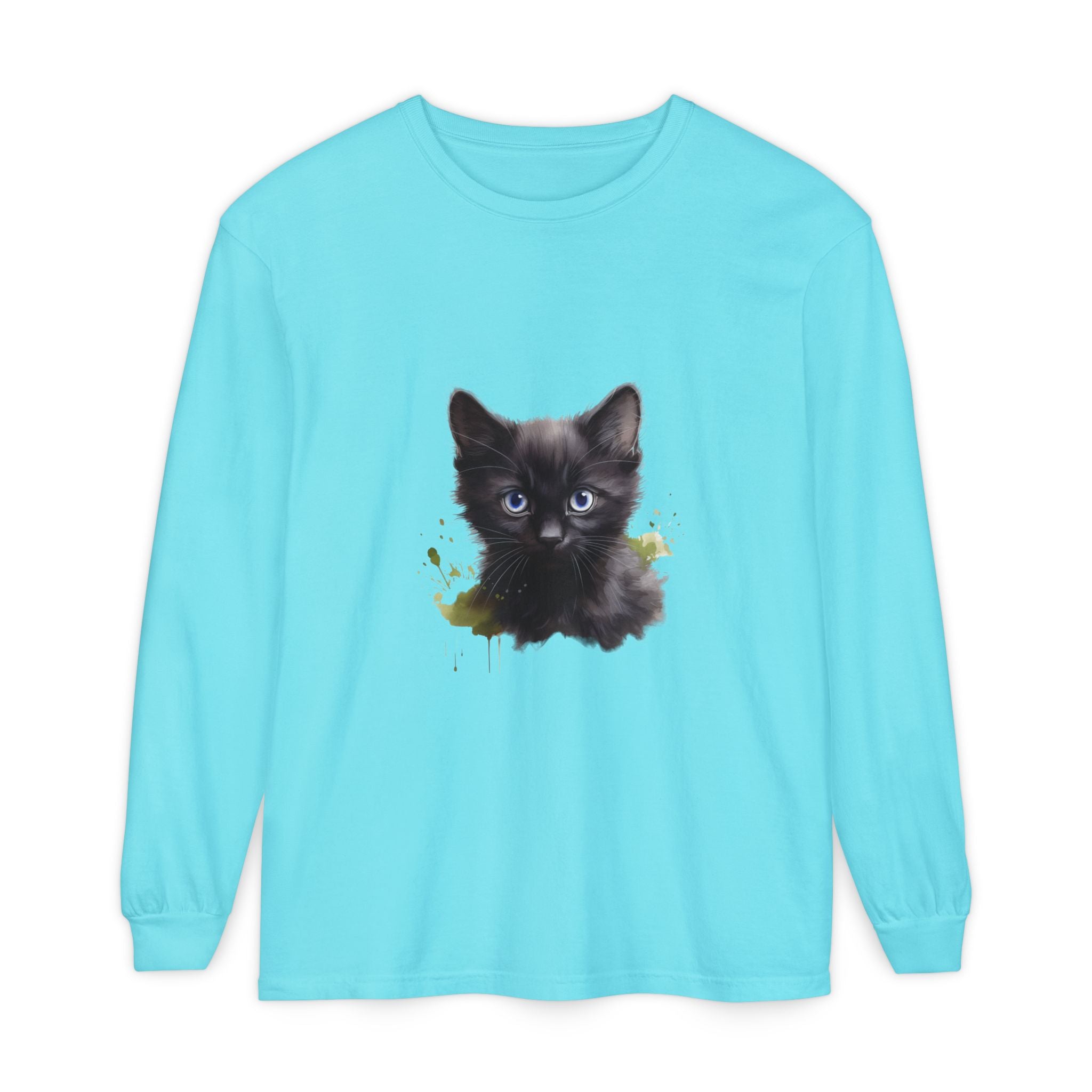 Mystic Black Cat - Long Sleeve T-Shirt