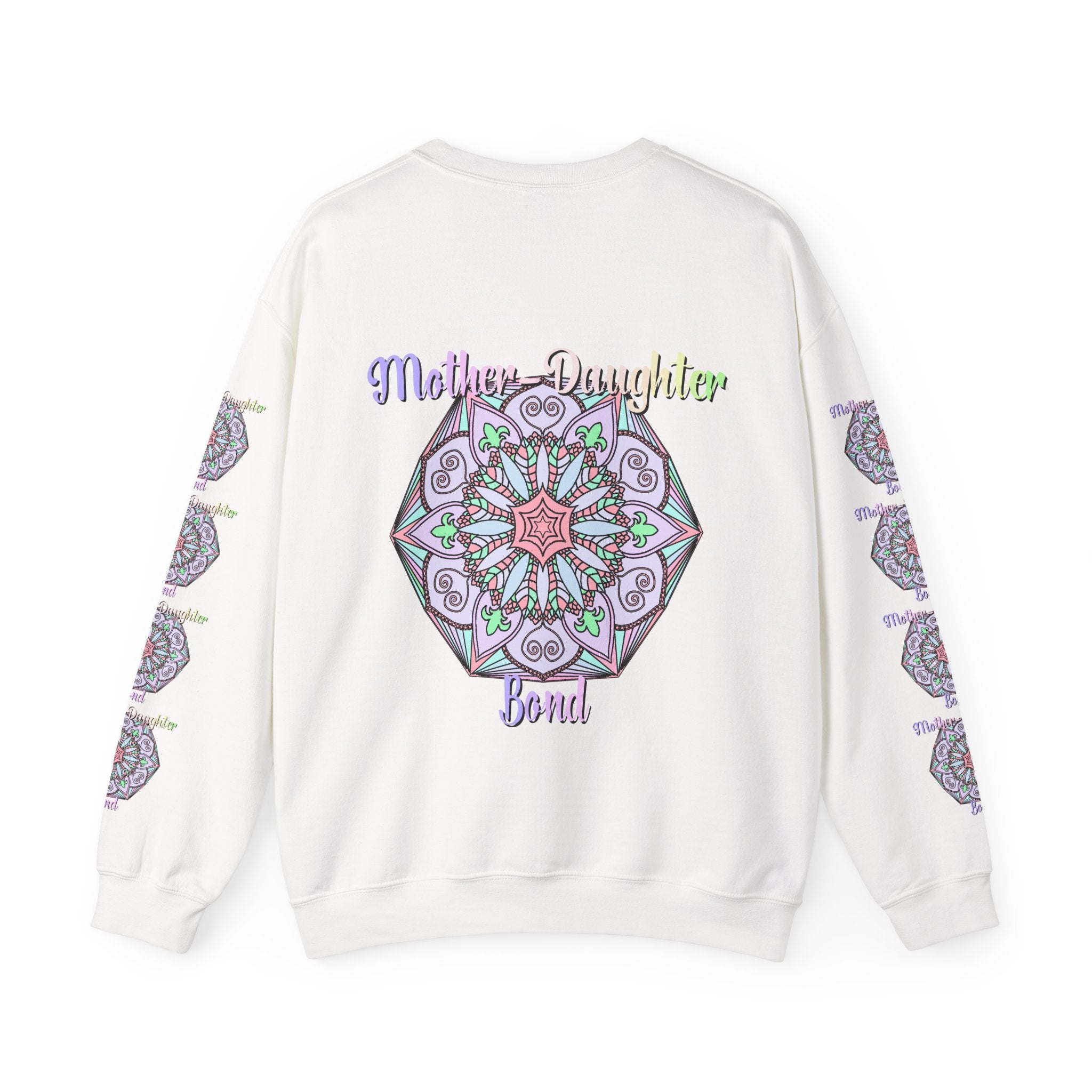 Mother-Daughter Mandala Sweatshirt Celebrating Unique Connections
