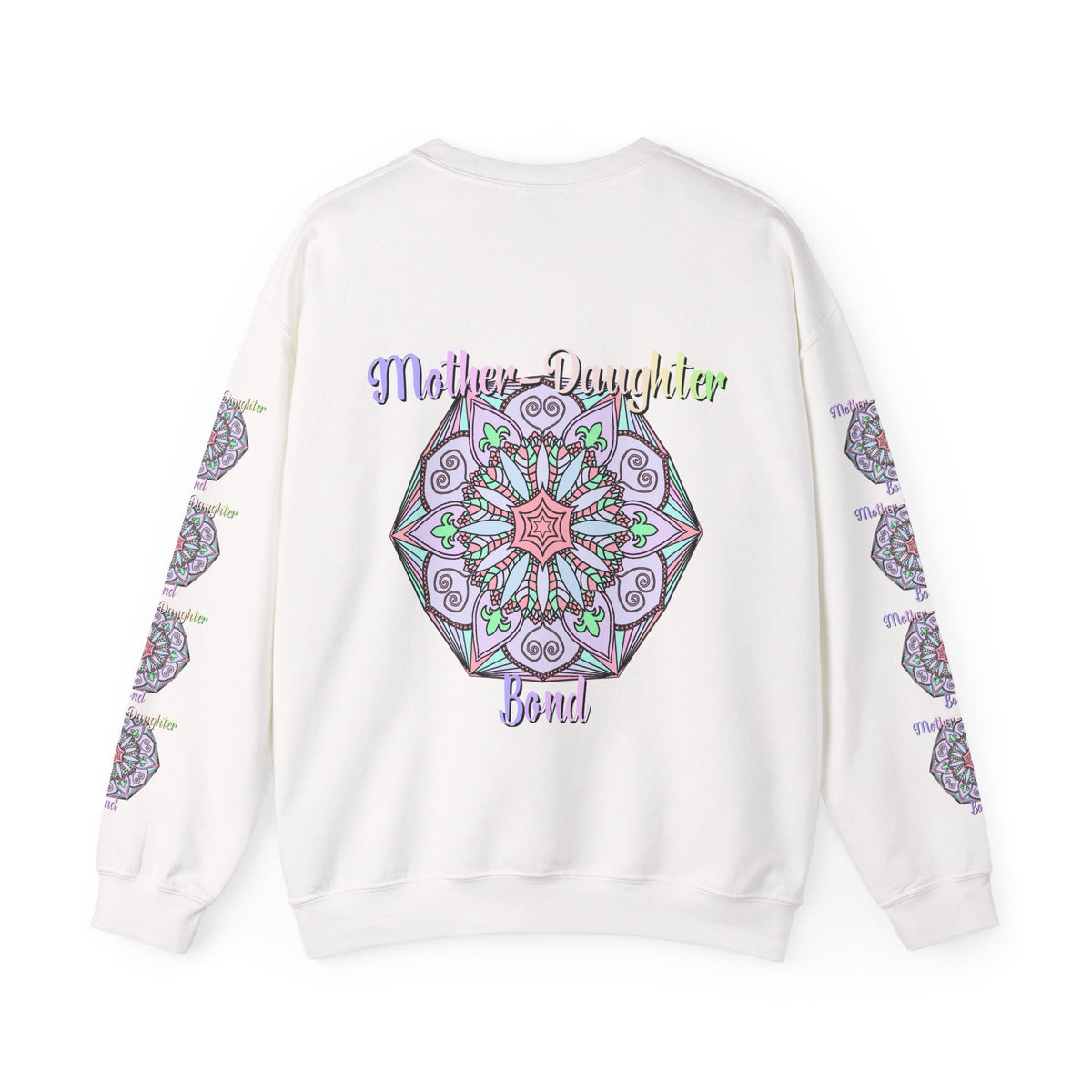 Mother-Daughter Mandala Sweatshirt Celebrating Unique Connections