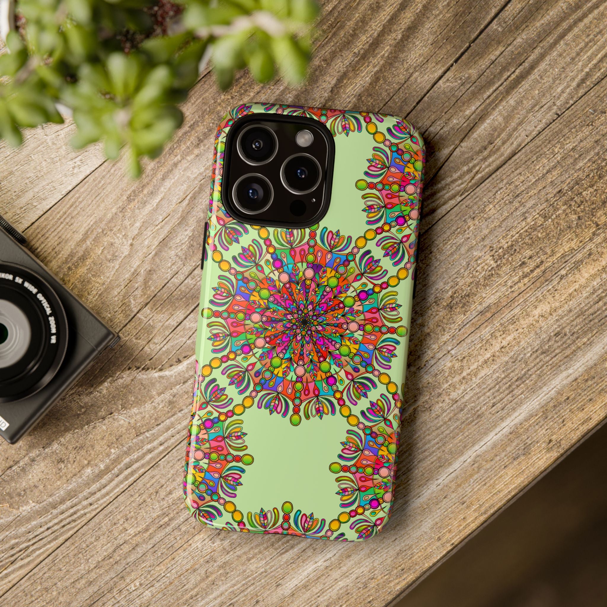 Vibrant Mandala iPhone & Google Pixel Case | Tough Cases