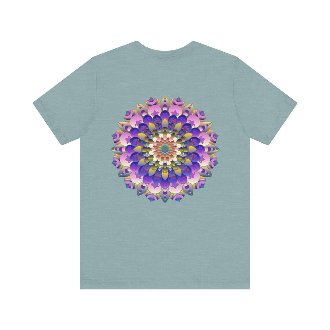 Beautiful Mandala T-Shirt featuring intricate design for spiritual peace and harmony, ideal for meditation and yoga enthusiasts