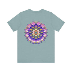 Beautiful Mandala T-Shirt featuring intricate design for spiritual peace and harmony, ideal for meditation and yoga enthusiasts