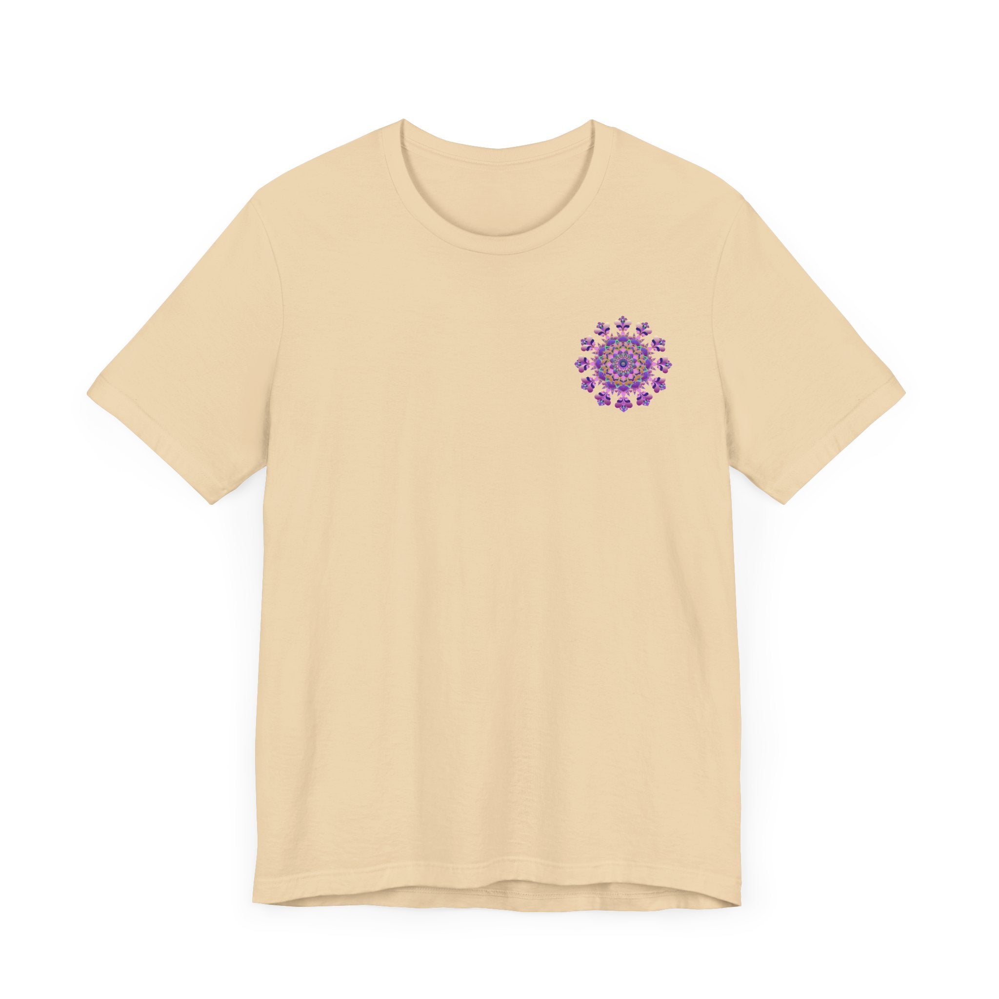 Beautifully crafted mandala tee representing tranquility and balance