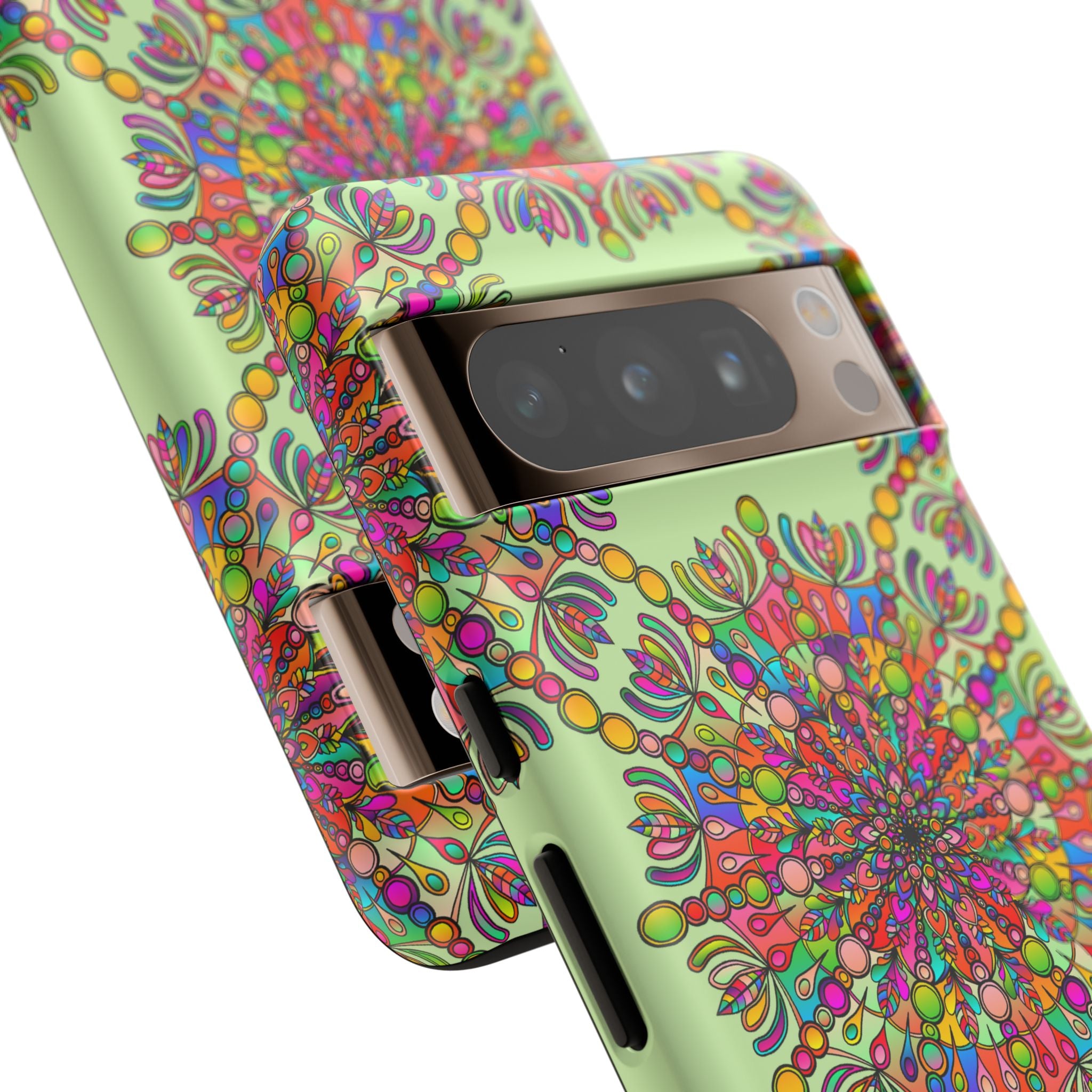 Vibrant Mandala iPhone & Google Pixel Case | Tough Cases