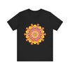 Vibrant Mandala Tee featuring a colorful and intricate design, perfect for adding a pop of color to your wardrobe