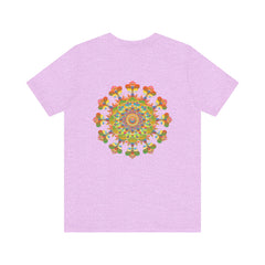 Detailed close-up of Mandala Peace & Harmony T-Shirt's intricate design