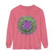 Colorful and intricate mandala design long sleeve unisex t-shirt for all genders
