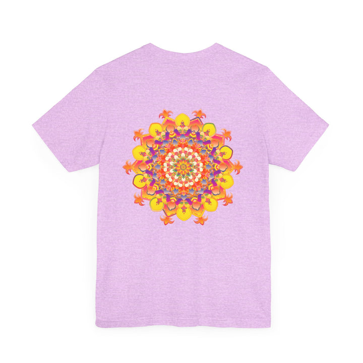 Beautiful and colorful Vibrant Mandala Tee representing spiritual peace and harmony, perfect for bringing positivity and serenity into your life