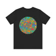 Vibrant Mandala T-shirt featuring a beautiful and intricate design symbolizing spiritual peace and harmony for a fashionable and meaningful statement piece