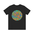 Vibrant Mandala T-shirt featuring a beautiful and intricate design symbolizing spiritual peace and harmony for a fashionable and meaningful statement piece