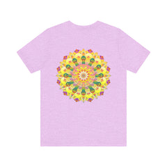 A colorful and intricate mandala design adorns this vibrant tee, promoting spiritual peace and harmony with its soothing and uplifting presence