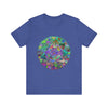 Vibrant Mandala Tee featuring a colorful and psychedelic design for a unique and eye-catching fashion statement